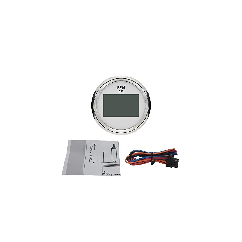 ELING Digital Tachometer RPM Gauge with Hour Meter for Car