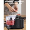 Reemix 1.5-Cup One-Touch Electric Food Chopper, 100W Mini Food Processor