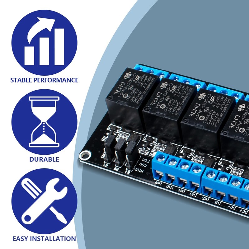 Innfeeltech 1pcs DC 5V Relay Module 6 Channel Relay with