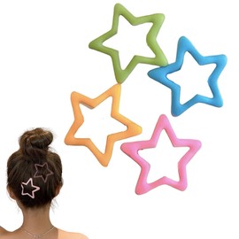 Traziewell Hair Clips, Women's Hair Clips, Small Hair Accessories, Star Hair Clips, Stars Hair Clip for Girls Women 0520