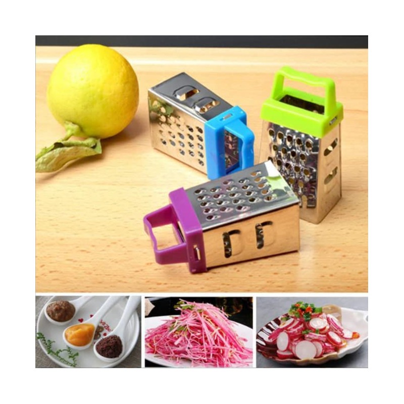 Mini Grater, Stainless Steel Cheese Ginger Vegetable Spices Small Grater