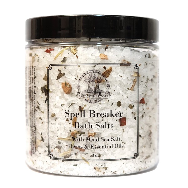 Spell Breaker Herbal Bath Salts 8 oz | Purifcation, Spiritual Cleansing & Banishing Rituals | Hoodoo Voodoo Conjure Wicca Spell
