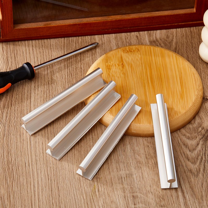 Yaocom 4 Pcs Self-Adhesive Edge Finger Pull Door Handle 4-3/4”