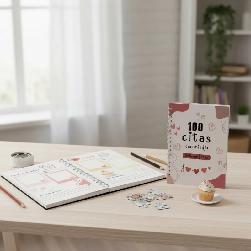Libro 100 Citas Mamá Hija Regalo Pasta Dura Premium Sin