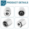 Dreyoo Replacement Collet and Nut Kit Compatible with CN1, Silver,