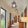 Sheetea 2-Pack Farmhouse Pendant Lights Kitchen Island, Black Pendant Light