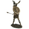 Athena Greek Goddess Bronzed Statue Sculpture Minerva