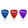 Guitar Picks with Storage Tin - 12 Gel Plectrums 0.46mm