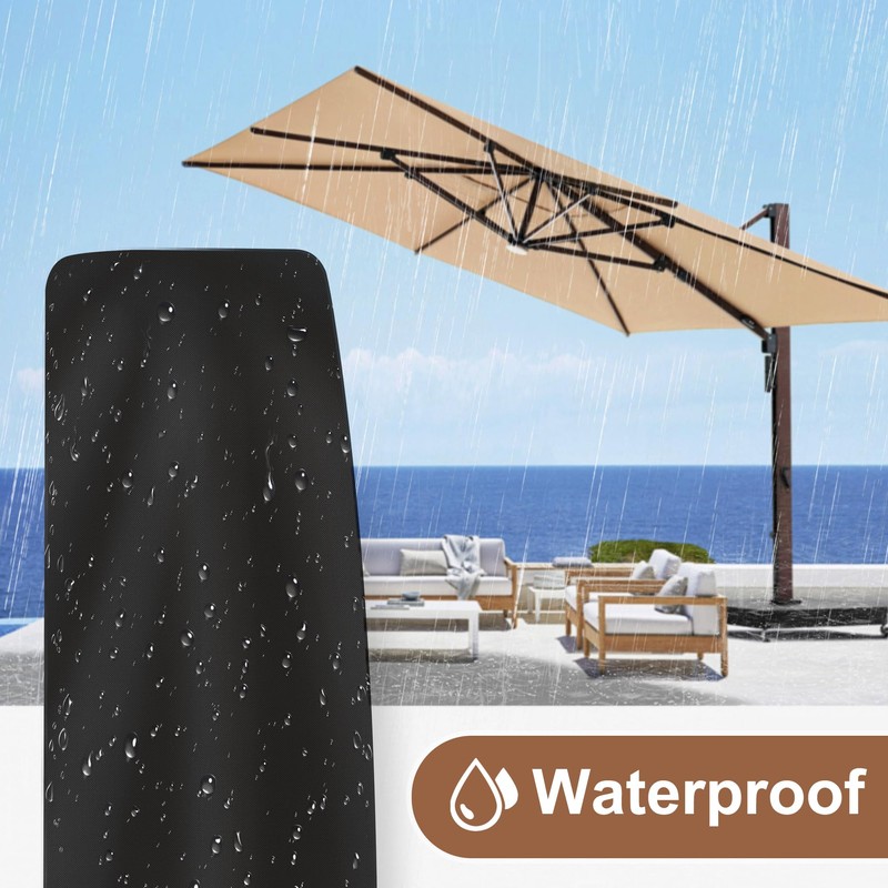 AckMizz Cantilever Umbrella Cover - Waterproof Oxford Outdoor Offset Patio