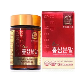 Hwangpungjeong 6년근 황풍정 홍삼분말 120g병/풍기/황풍정위탁판매몰 6-Year-Old Hong Sam Powder 120g Bottle / Punggi / Hong Sam Commission Sales Mall