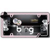 Cruiser Accessories 18536 Retro Polka Dot Bling License Plate Frame,