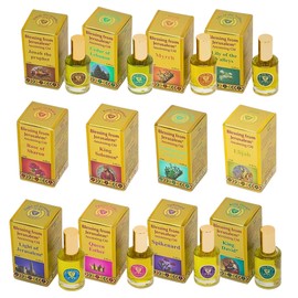 Ein Gedi Frankincense and Myrrh Anointing Oil, Blessing from Jerusalem - Gold Collection, Made in Holy Land (12ml - 0.4 Oz) Anointing Oil for Prayers and Blessings Scented with Oils of The Bible.