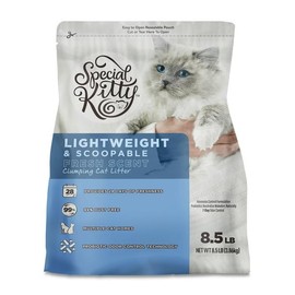Lightweight and Scoopable Fresh Scent Clumping Cat Litter, 8.5 Lb Bag - The Ammonia-Control Formulation Contains Probiotics to Neutralize Malodors Naturally