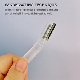 Ksvsonrvi Eyebrow Razors Sets, 2PCS Razor with Protective Cover, 1PCS Scissor, Facial Hairs Peach Fuzz Removal, Face Shavers (Clear)