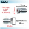 AERZETIX - C74375 - Set of 2 Union Nuts M10