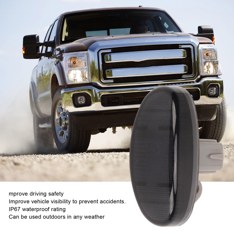 Mudguard Marker LED Light 12V Waterproof Replacement for Ford F‑450