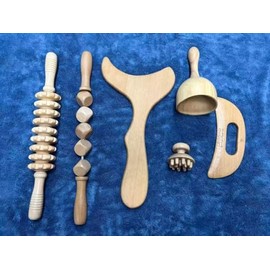 Four Flowers Wood Therapy Massage Tools