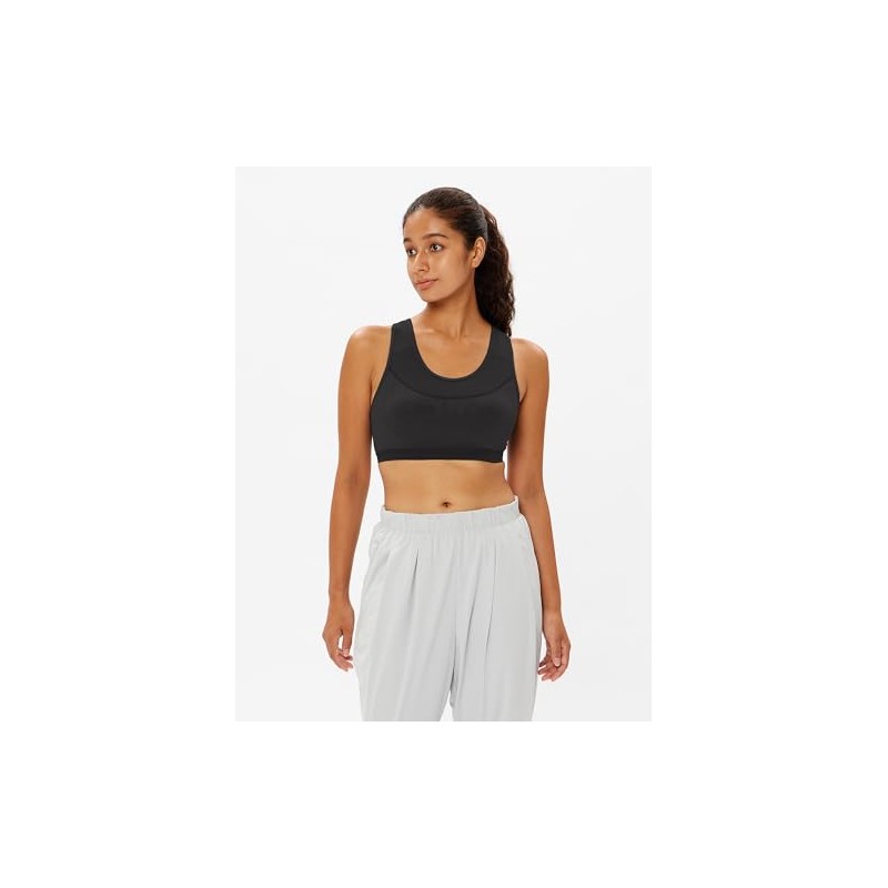 Danskin Women's Sports Bra, Sweat Absorbent, Quick Drying, Wide Shoulder