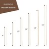 Four Leaf Bamboo BBQ SKEWERS-16 INCH-Pack of 50