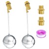 BesNPT 1"G Thread Stainless Steel Float Ball Valve with 1"G