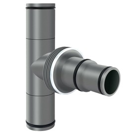 HTBMALL Filter Pump Hose Connector, 1.5" to 1.5" T Joint Pool Hose Adapter for Pool Filter Pumps and Above Ground Swimming Pool Hose Filter Pump