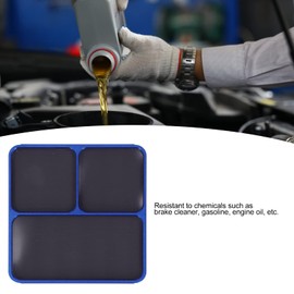 Magnetic Tray, Blue Non-Slip Screw Holder Tool, 13.8 x 11 x 2 cm, Aluminum Alloy Easy Cleaning, Screw Holder Tool for Home, Office, School, DIY Crafts