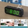 KWANWA 2 in 1 Alarm Clock Indoor Thermometer, Digital Clock