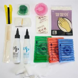 아기 파마 셀프 세트 펌제 미용 웨이브 여자 남자 Baby Perm Self Set Hair Wave Beauty for Women and Men [Aqua cystine × 1 piece]