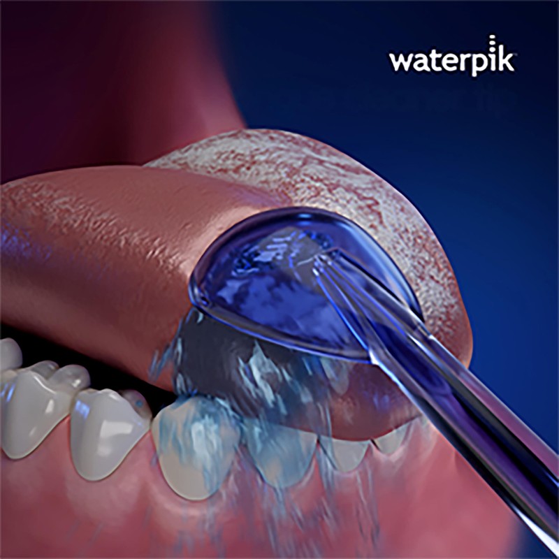 Waterpik Genuine Replacement Tongue Cleaner Tip, Water Flosser Refill Heads