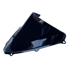 Motorcycle Double Bubble Windshield Windscreen Visor Air Flow Deflector Compatible with Suzuki GSXR 600 750 2006-2007