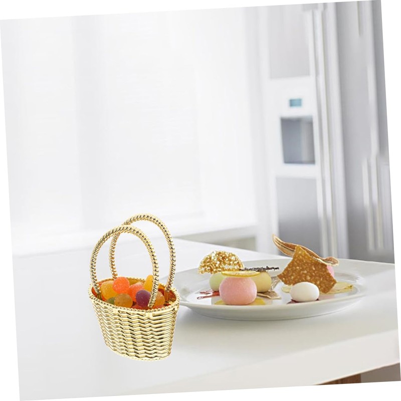 KOMBIUDA 24pcs Party Candy Baskets Elegant Storage Baskets for Weddings