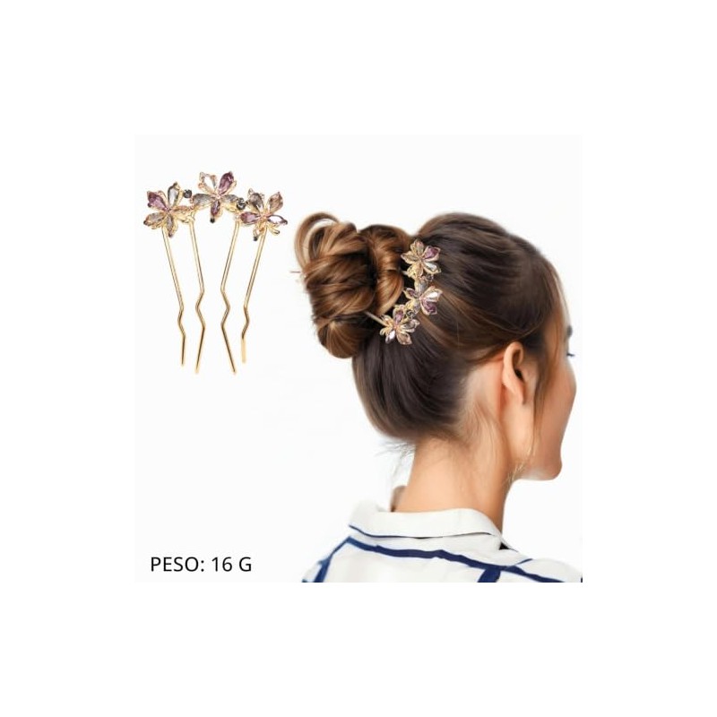 3 Piezas pasadores para cabello mujer