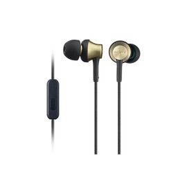 Sony MDREX650AP TQ MDR-EX650AP In-Ear Brass Housing with Microphone, Brass Brown