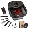 Foot Spa Bath Massager with Heat, Bubble, Temperature Control, Remote