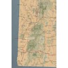 Vermont State Wall Map 36x54 Poster (Tan & Slate Blue