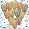 Qualirey 12 Pcs Retisee Wasp Nest Decoy Wasp Deterrent Fake
