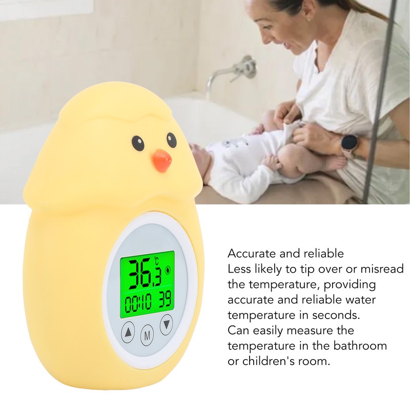 Cartoon Baby Water Thermometer Waterproof Multipurpose Portable Baby Bath Thermometer