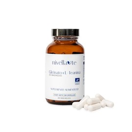 Glicinato + L-Teanina Suplemento Alimenticio Natural 90 Cápsulas 1000 mg