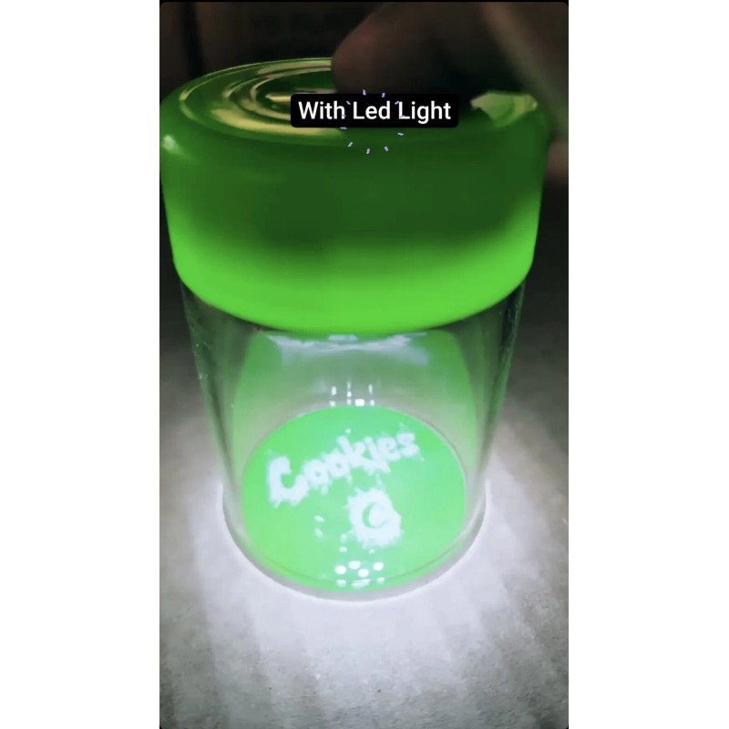 Cookies Glass Jar with LED light (Each)