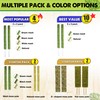 DUSPRO 10Pcs 22'' Green Stackable Mesh Moss Pole for Plants