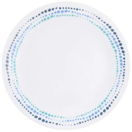 CORELLE Blues Livingware Ocean 8.5" Lunch Plate (Set of 4)