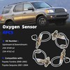 4Pcs 234-4169 234-4162 Oxygen Sensor Compatible with Toyota Tundra 2000-2002,
