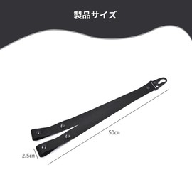 Cheerleading & Dance Pom Pom Holder - Neck Strap for Convenient Cheer with Ball Webbing Buckle Design for Sports Events (Black)