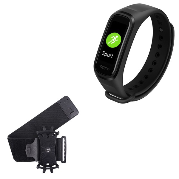BoxWave Holster Compatible with Oppo Band - ActiveStretch Sport Armband,