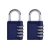 HRLORK Combination Padlock 2 Packs School Locker Lock Outdoor Weatherproof