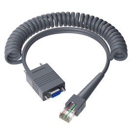 (2PCS) 16.4ft RJ45 to RS232 Barcode Scanner Cable RJ45 for Motorola/Symbol/Zebra DS2208 Cable LS2208 LS4278 LS3578 MC9190-G DS2278SR DS4308 DS6878 DS4208 DS8108 DS8178 DS9308 DS9908 DS9208 Cord