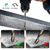 Sinyeenglon Hex Shank Cobalt Drill Bit Set 16Pcs 1/16"-1/4", M35