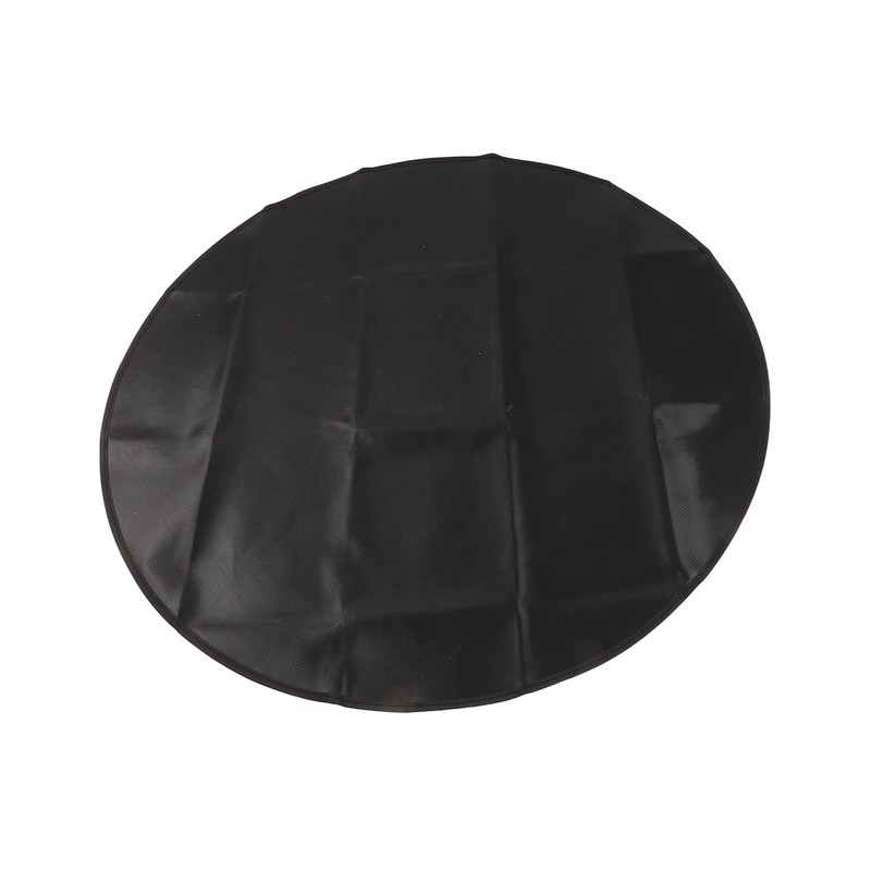 Under Grill Mat Fireproof Waterproof Double Sided Portable Round Barbecue