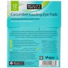 Beauty Formulas Clear Skin Cucumber Cooling Eye Pads 12'S