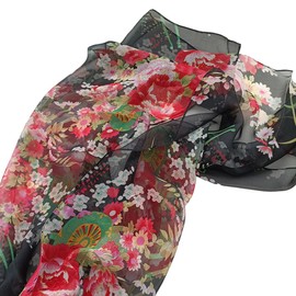 FAIRYGATE Womens Scarfs Clearance Designer Ladies Chiffon Scarf Lightweight Cape Shrugs Wraps Stole for Women All Seasons Soft Long Summer Scarves Wedding Party Accessories A4705